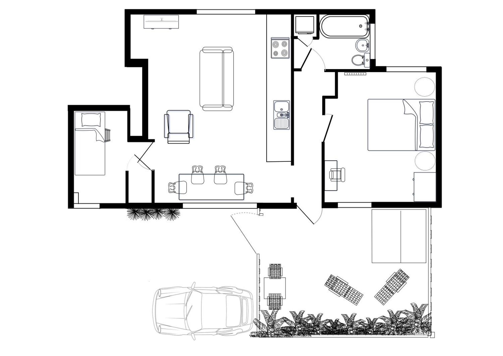 Apartment Birdsong & Pine: Parking & Garden Worthing